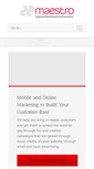 Mobile Screenshot of maestrocampaigns.com