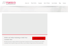 Tablet Screenshot of maestrocampaigns.com